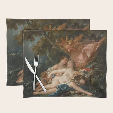 FrançOis Boucher "Jupiter And Callisto (The Nymph Callisto Seduced By Jupiter In The Guise Of Diana) Placemat