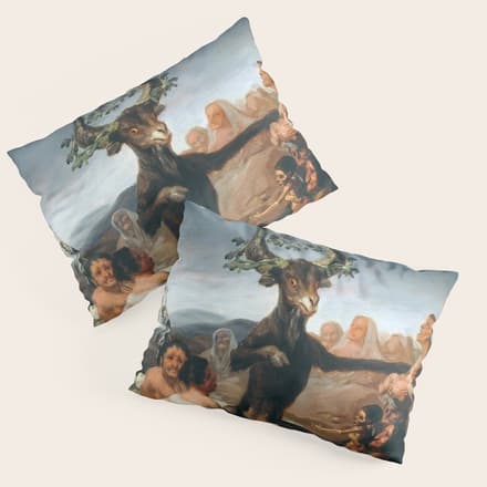 The Sabbath Of Witches Goya Painting Pillow Sham
