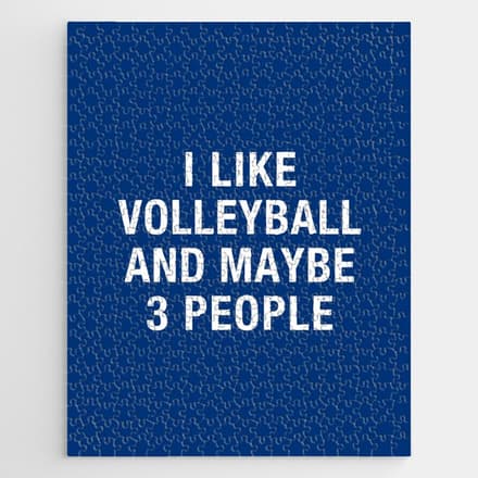 I Like Volleyball And Maybe 3 People Jigsaw Puzzle
