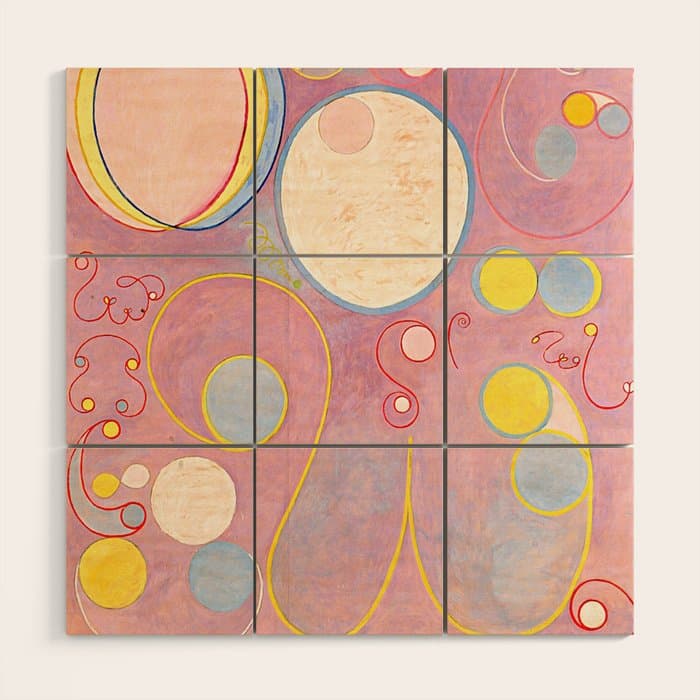 Hilma af Klint "The Ten Largest, No. 08, Adulthood, Group IV" Wood Wall Art