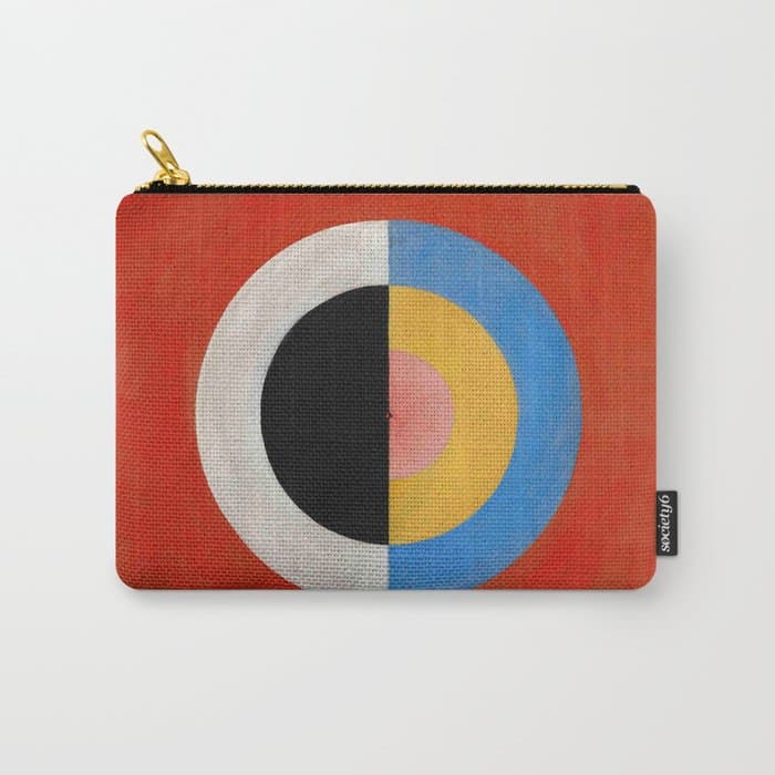 Hilma af Klint "The Swan, No. 17, Group IX-SUW" Carry All Pouch