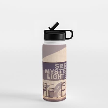 See Mystery Lights - Marfa, Texas Water Bottle