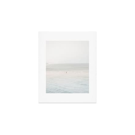 At The Seaside (Three) - Minimal Beach Series By Ingrid Beddoes Art Print