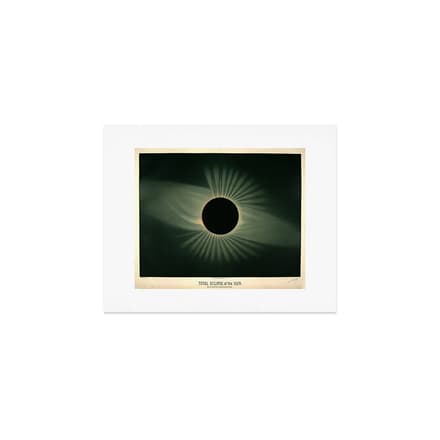 Total Solar Eclipse By éTienne LéOpold Trouvelot (1878) Art Print