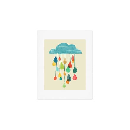 Cloudy With A Chance Of Rainbow Art Print