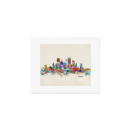 Pittsburgh Pennsylvania Skyline Art Print