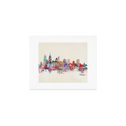 Philadelphia Pennsylvania Skyline Art Print