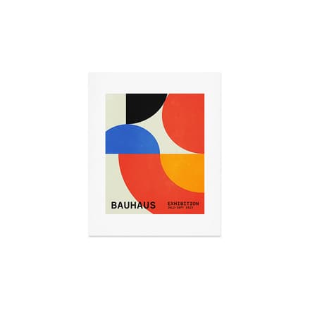 Bauhaus 02: Exhibition 1923 | Mid Century Series  Art Print