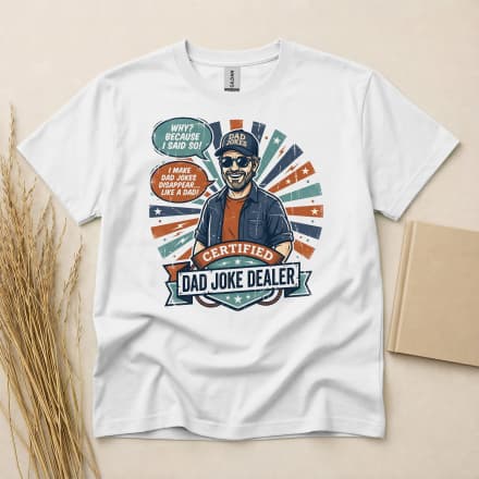Cool Funny Dad Joke Dealer Fathers Day T-Shirt