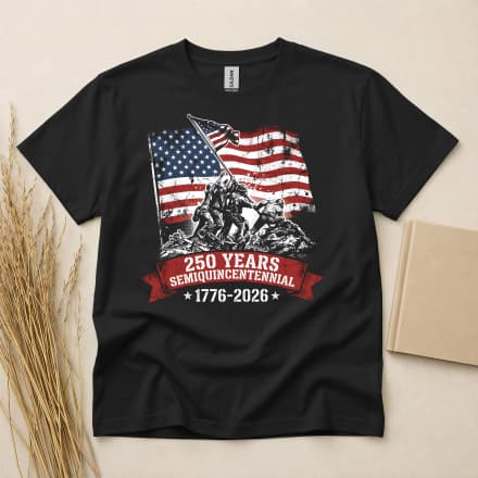 America 250 Years Semiquincentennial Patriotic T Shirt