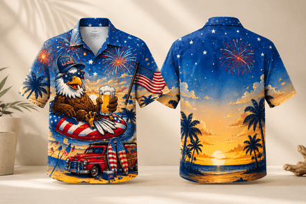 Proud To Be American Hawaiian Shirt For Independence Day