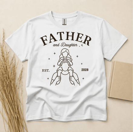 Father Daughter Bond Graphic T-Shirt