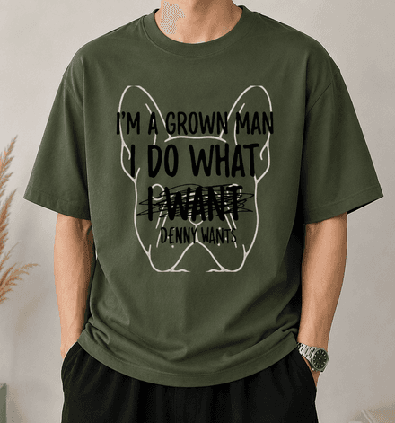 Funny Dog Dad Custom Name Personalized T-Shirt