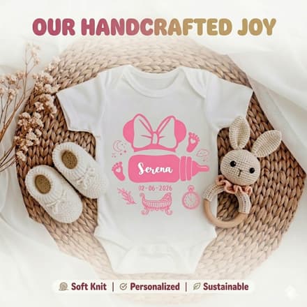 Personalized Keepsake Baby Bodysuit - Little Miracle