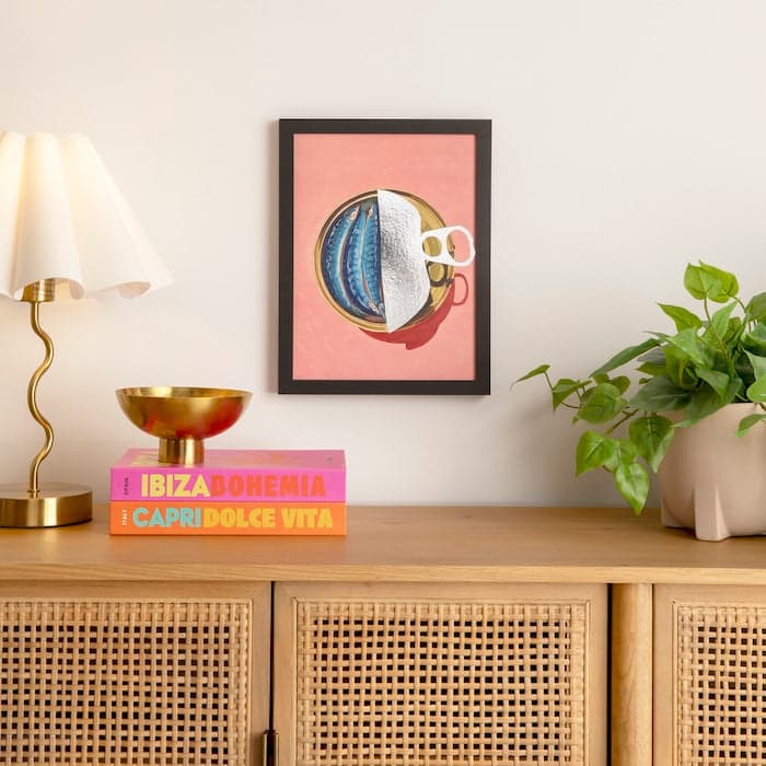 Sardines #2 - Limited Edition Foil Art Print