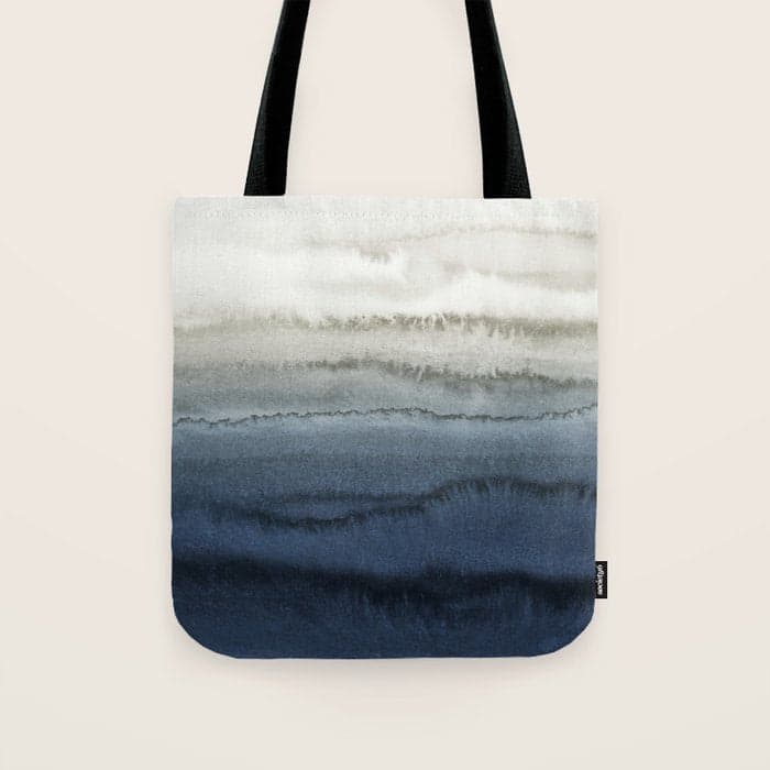 WITHIN THE TIDES - CRUSHING WAVES BLUE Tote Bag