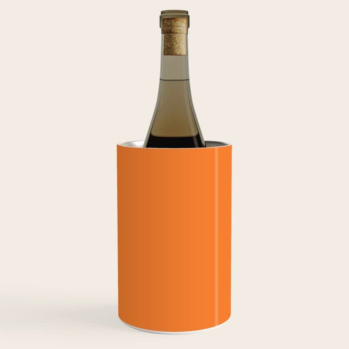 Tangerine - Solid Color Collection Wine Chiller
