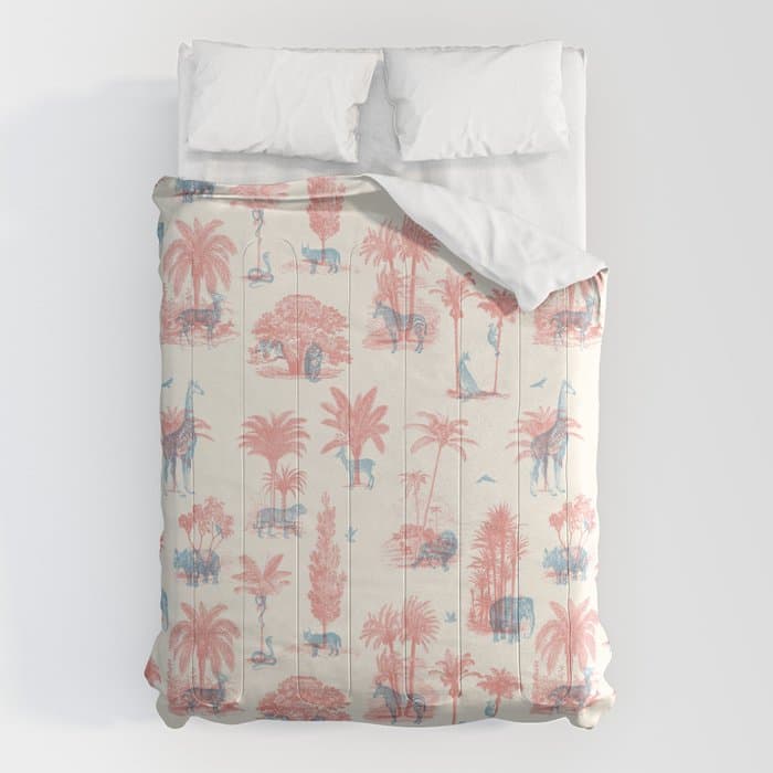 Where they Belong - Pastel Colors Comforter
