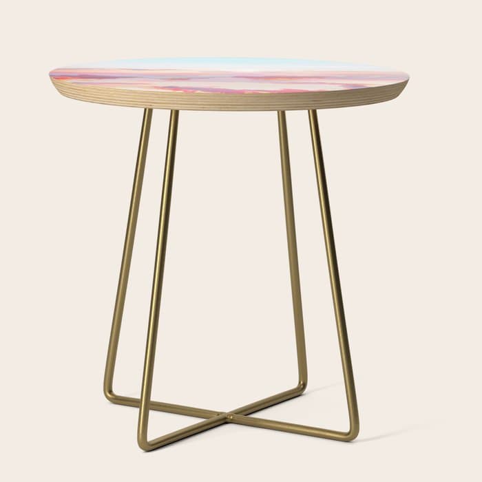 Blush Clouds #digital #photography Side Table