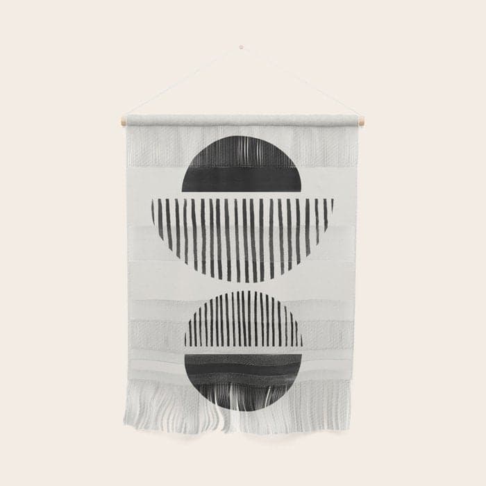 Balancing Stripes NO.1 | Black Wall Hanging
