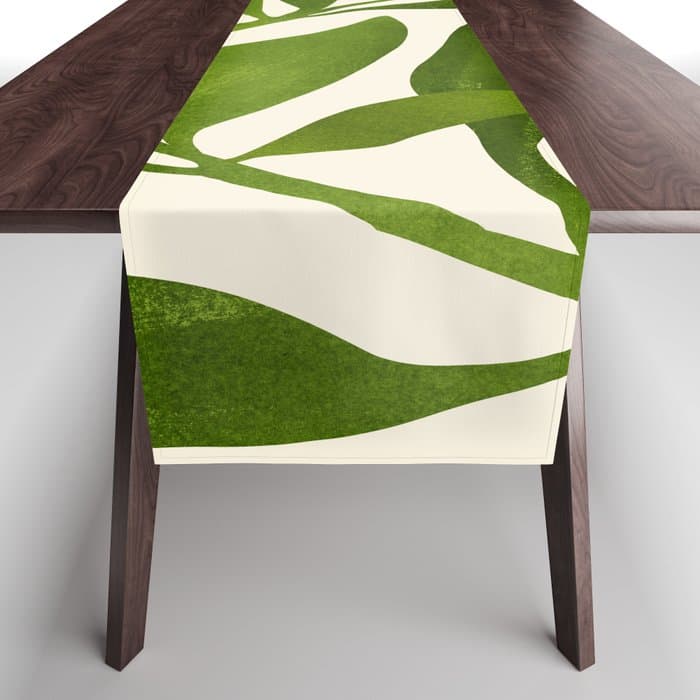 The Wanderer - House Plant Illustration Table Runner