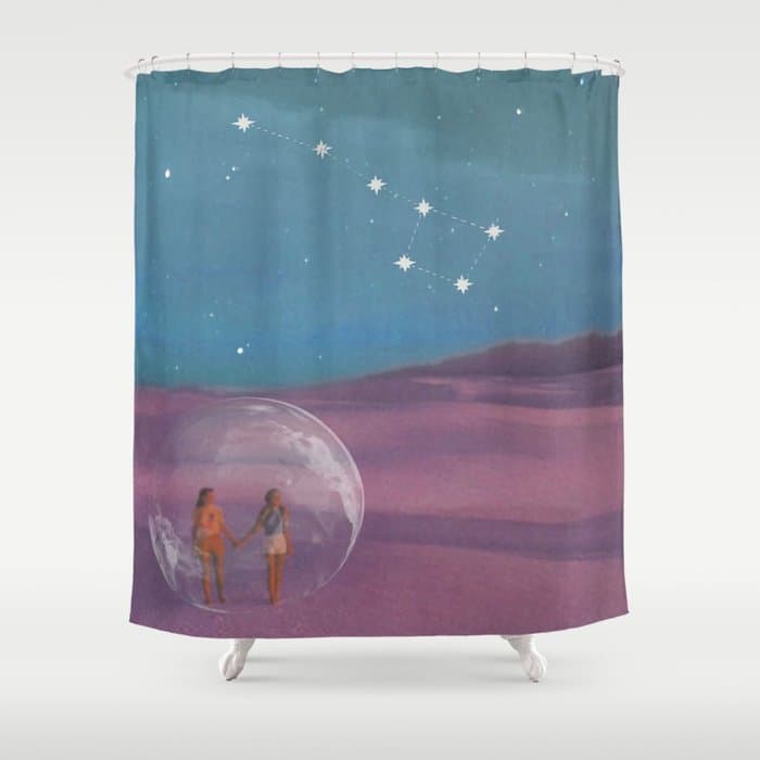 The sun will come out again Shower Curtain
