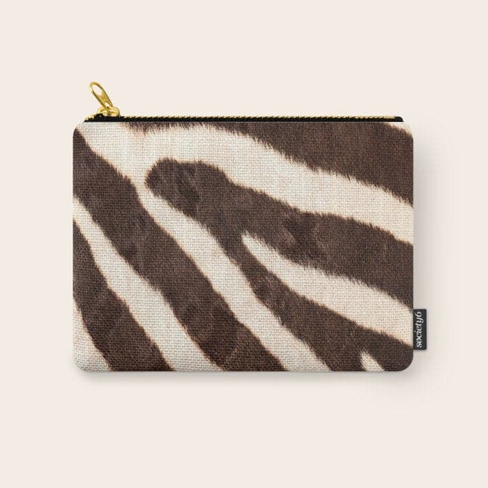 Zebra #decor #HomeStorie #buyart Carry All Pouch