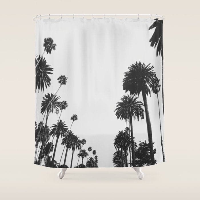 Palm Spring California, Palms Shower Curtain