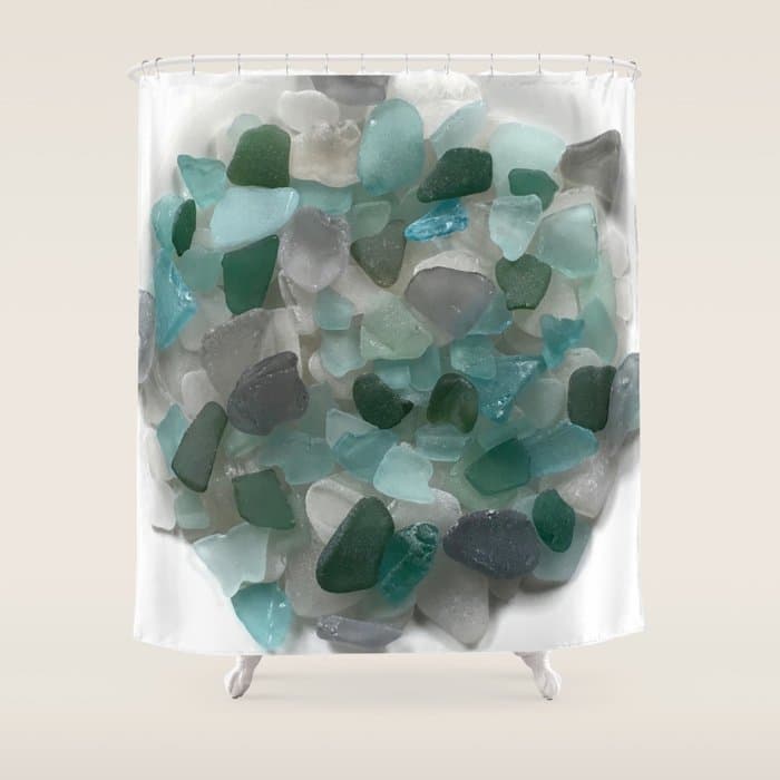 An Ocean of Mermaid Tears Shower Curtain