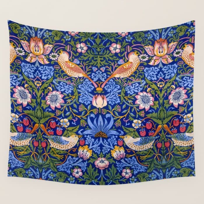 William Morris "Strawberry Thief" 1. Wall Tapestry