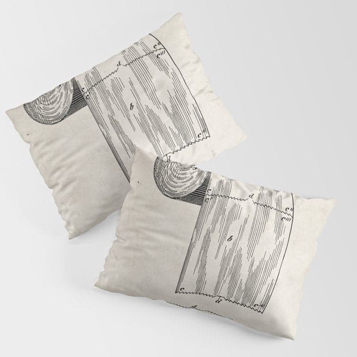 Toilet Paper Patent - Bathroom Art - Antique Pillow Sham