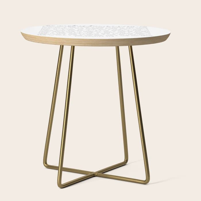 For everything there is a season, Ecclesiastes 3:1-8 Side Table