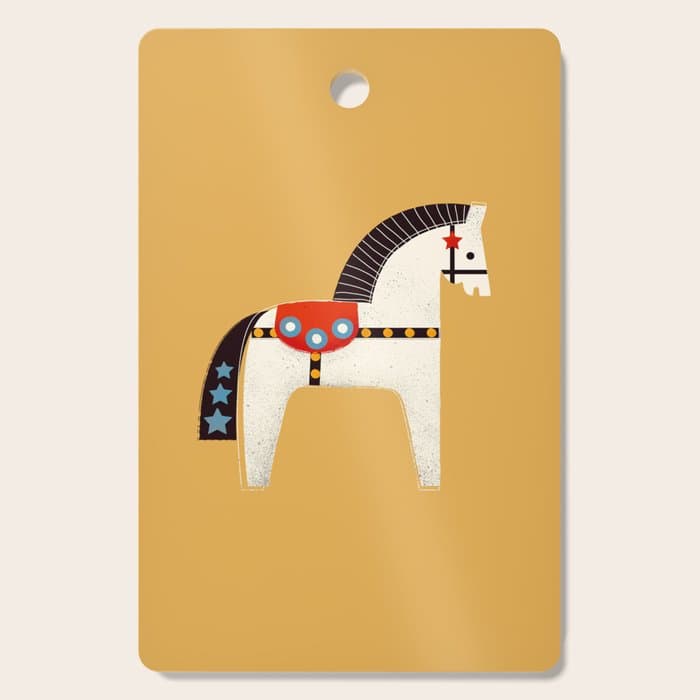 Festive Pony - illustration Cutting Board