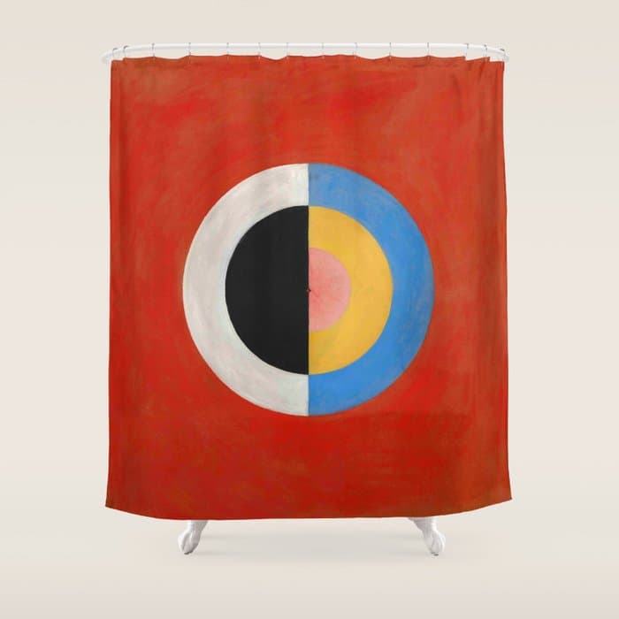 Hilma af Klint "The Swan, No. 17, Group IX-SUW" Shower Curtain