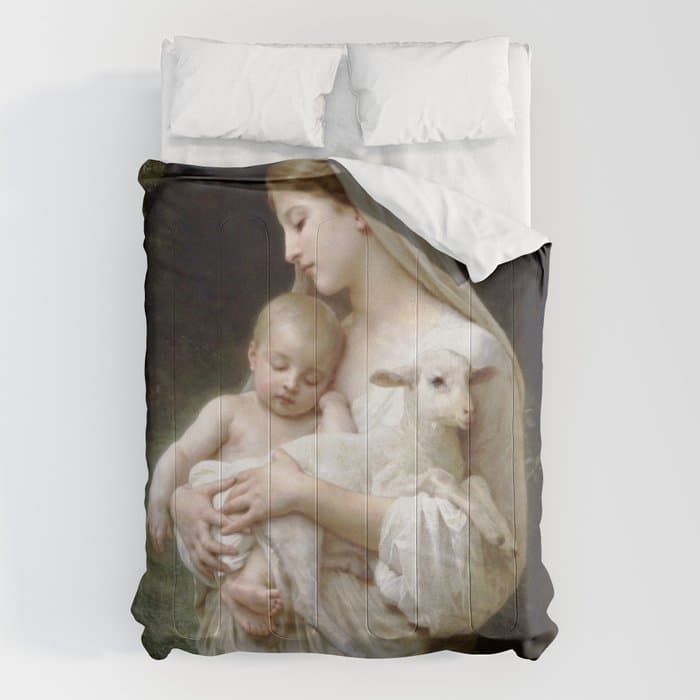 William-Adolphe Bouguereau "L'Innocence (Innocence)"(1893) Comforter