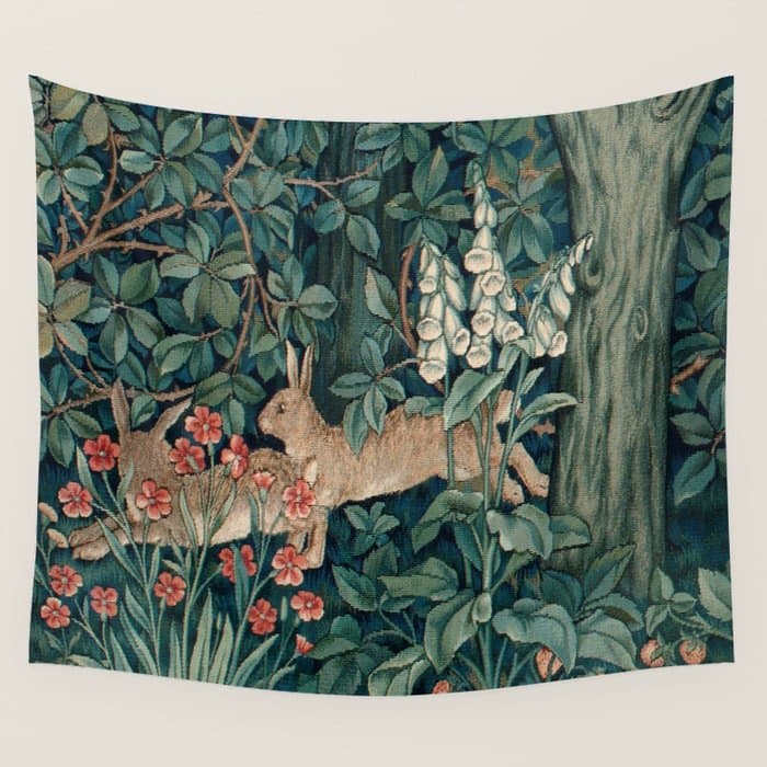 John Henry Dearle "Greenery" 4. Wall Tapestry