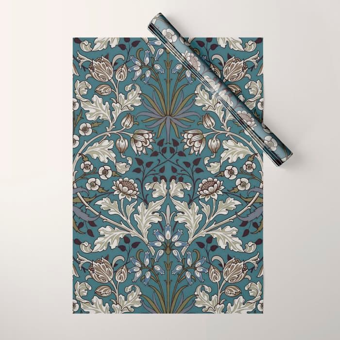 William Morris "Hyacinth" 3. Wrapping Paper