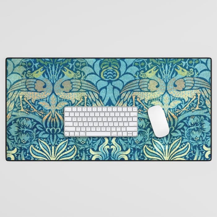 William Morris "Peacock and Dragon" Desk Mat