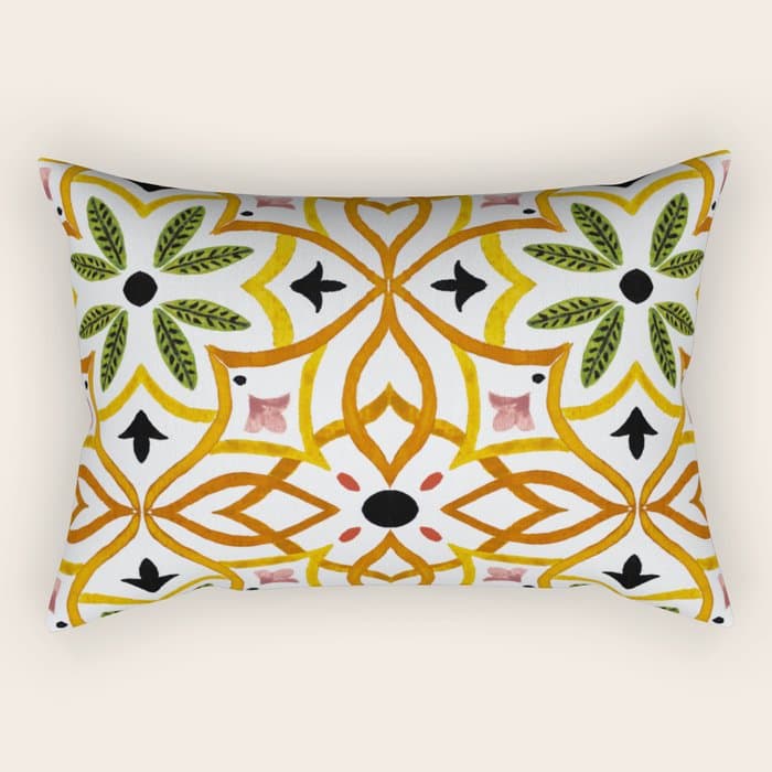 Obsession nature mosaics Rectangular Pillow
