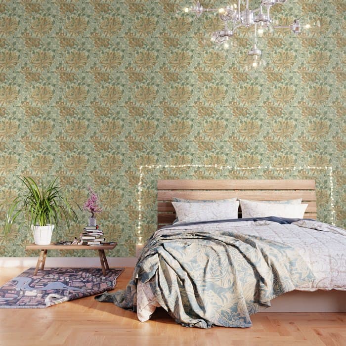 William Morris "Honeysuckle" 3. Wallpaper