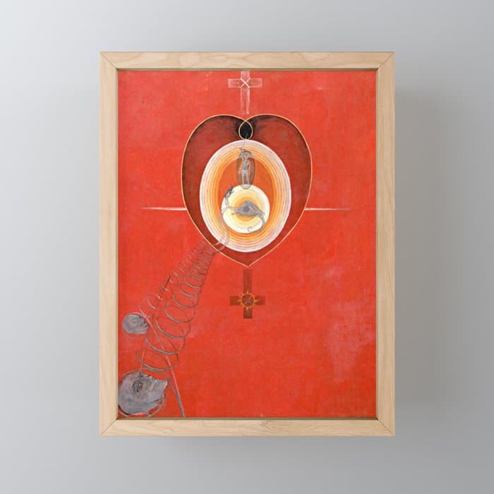 Hilma af Klint "The Dove, No. 08, Group IX-UW, No. 32" Mini Art Print