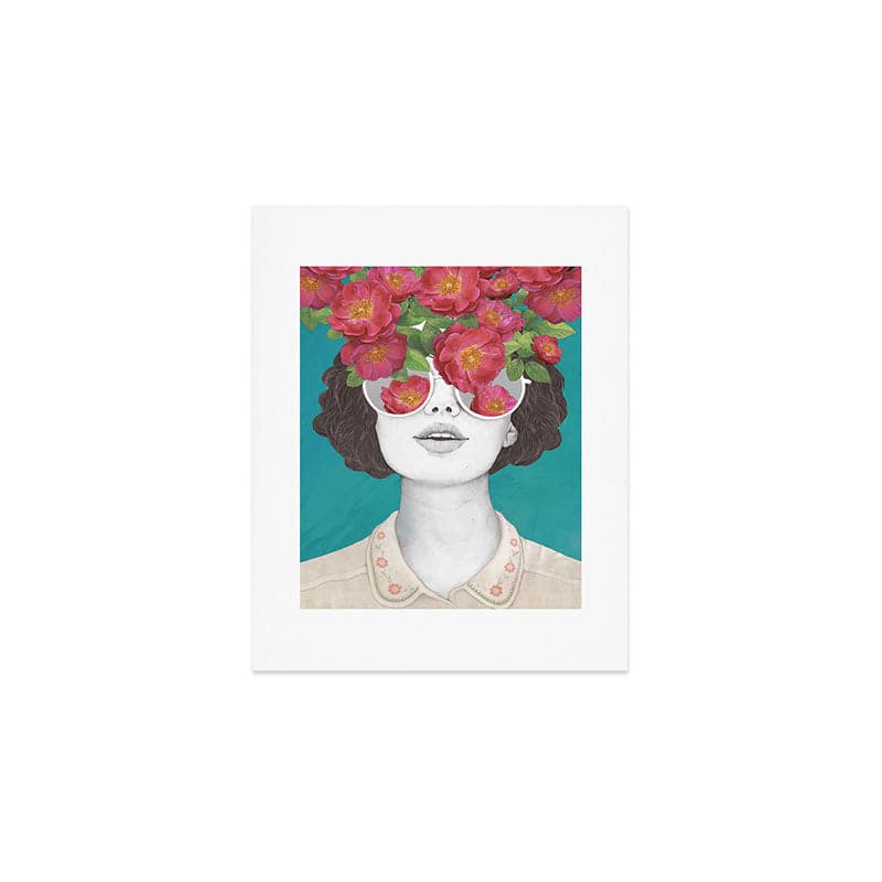 The optimist // rose tinted glasses Art Print