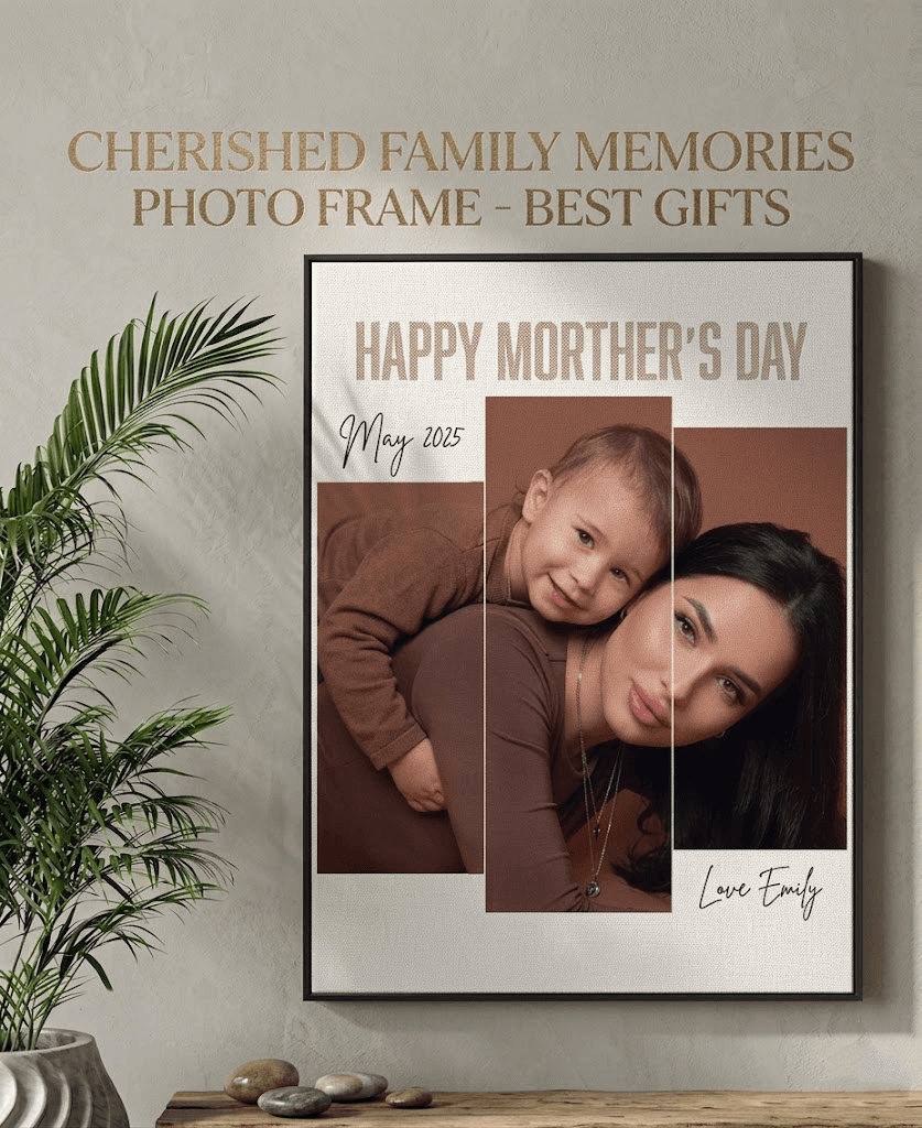 CHERISHED FAMILY MEMORIES PHOTO FRAME - BEST GIFTS