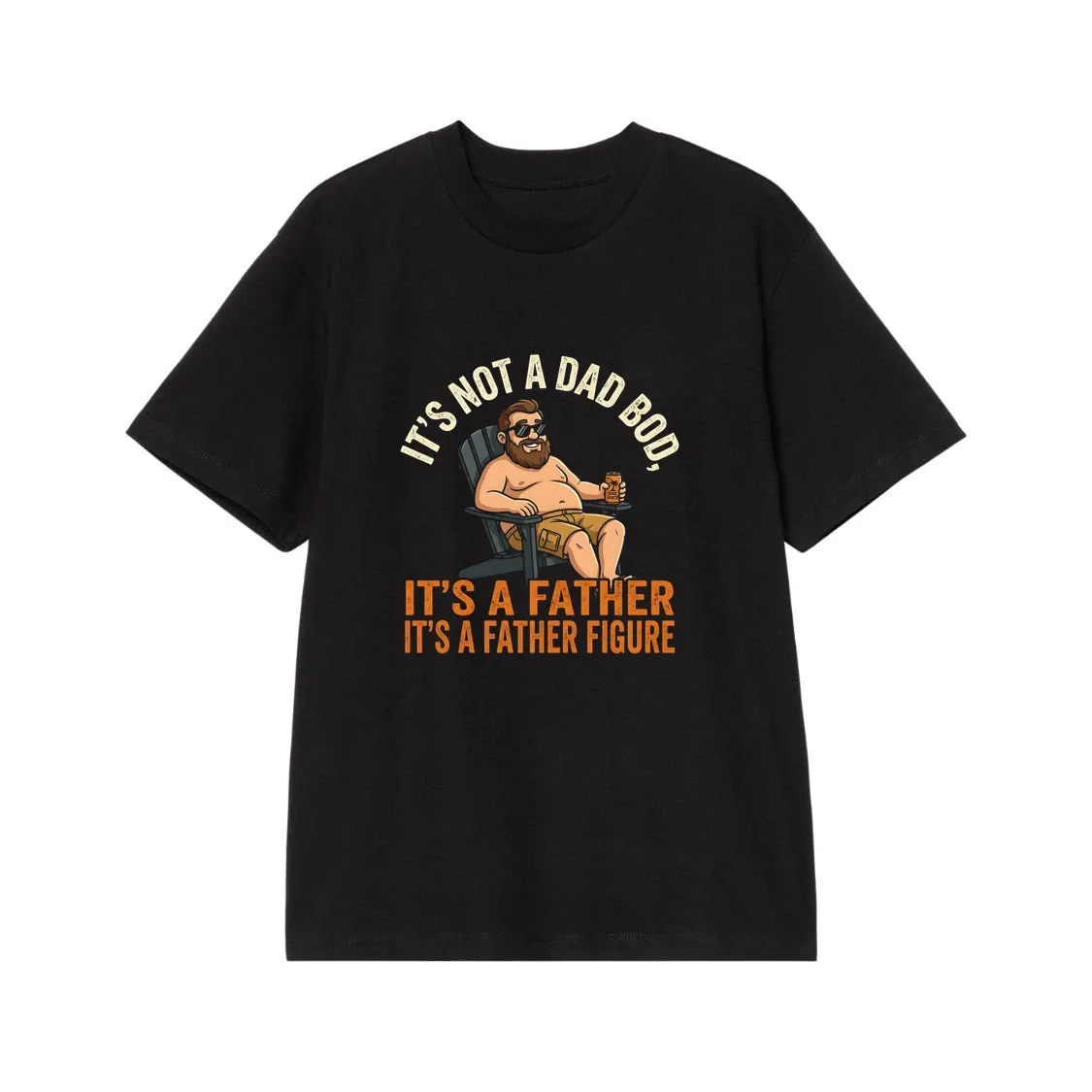 Funny Beer Drinking Dad Graphic T-Shirt