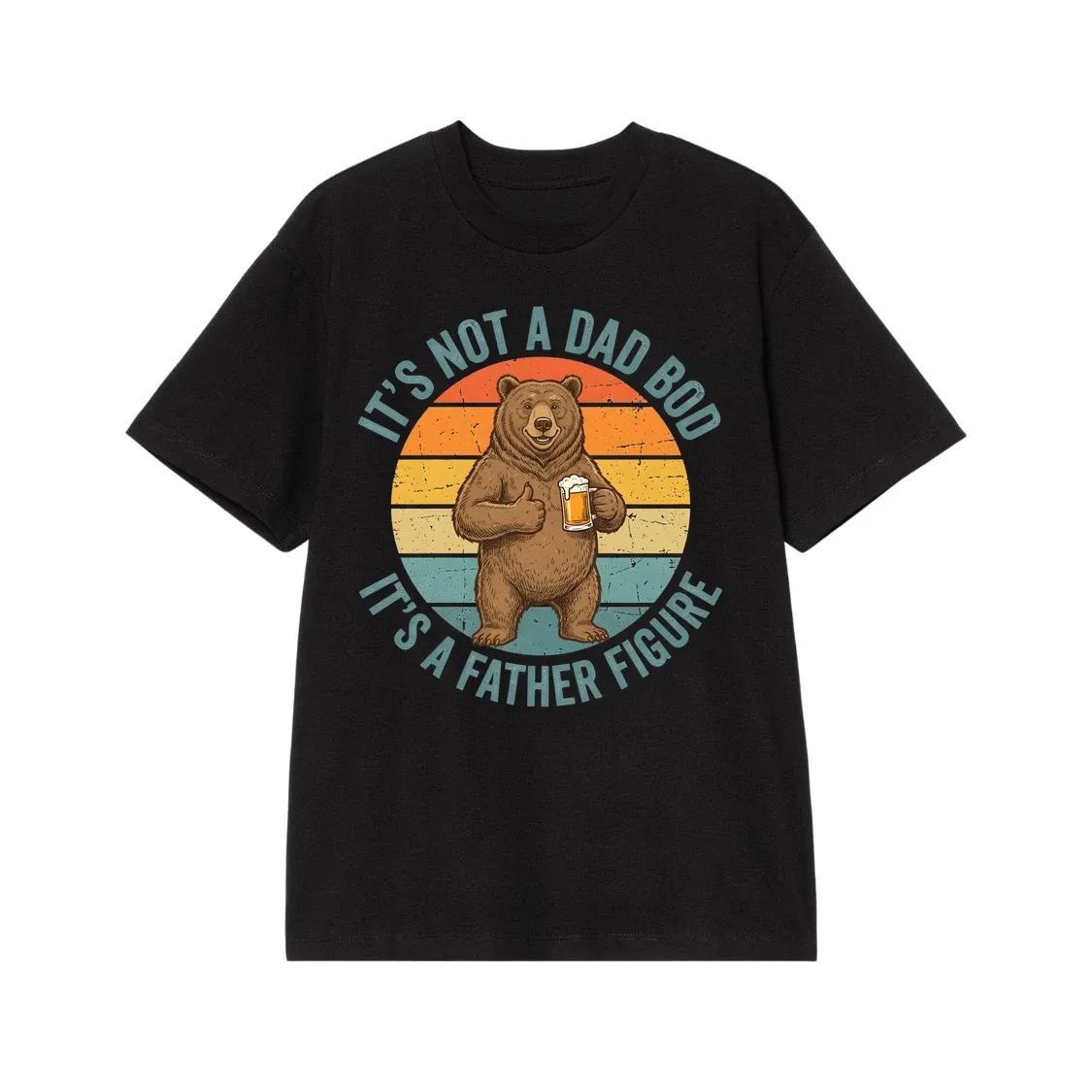 Father Figure Bear Vintage Graphic T-Shirt