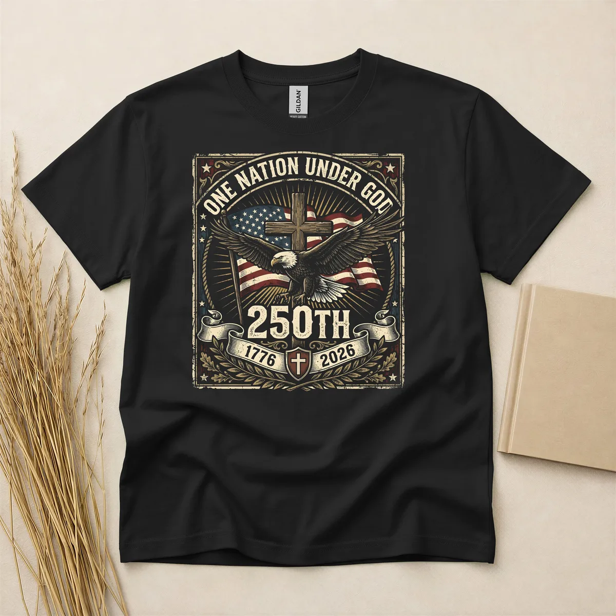 One Nation Under God Patriotic T-Shirt