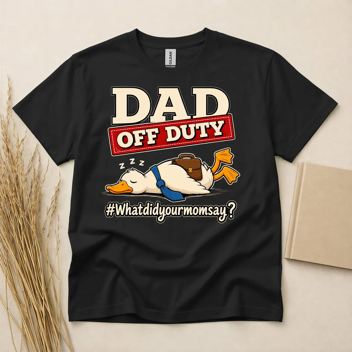 Dad Off Duty Parenting Humor T-Shirt
