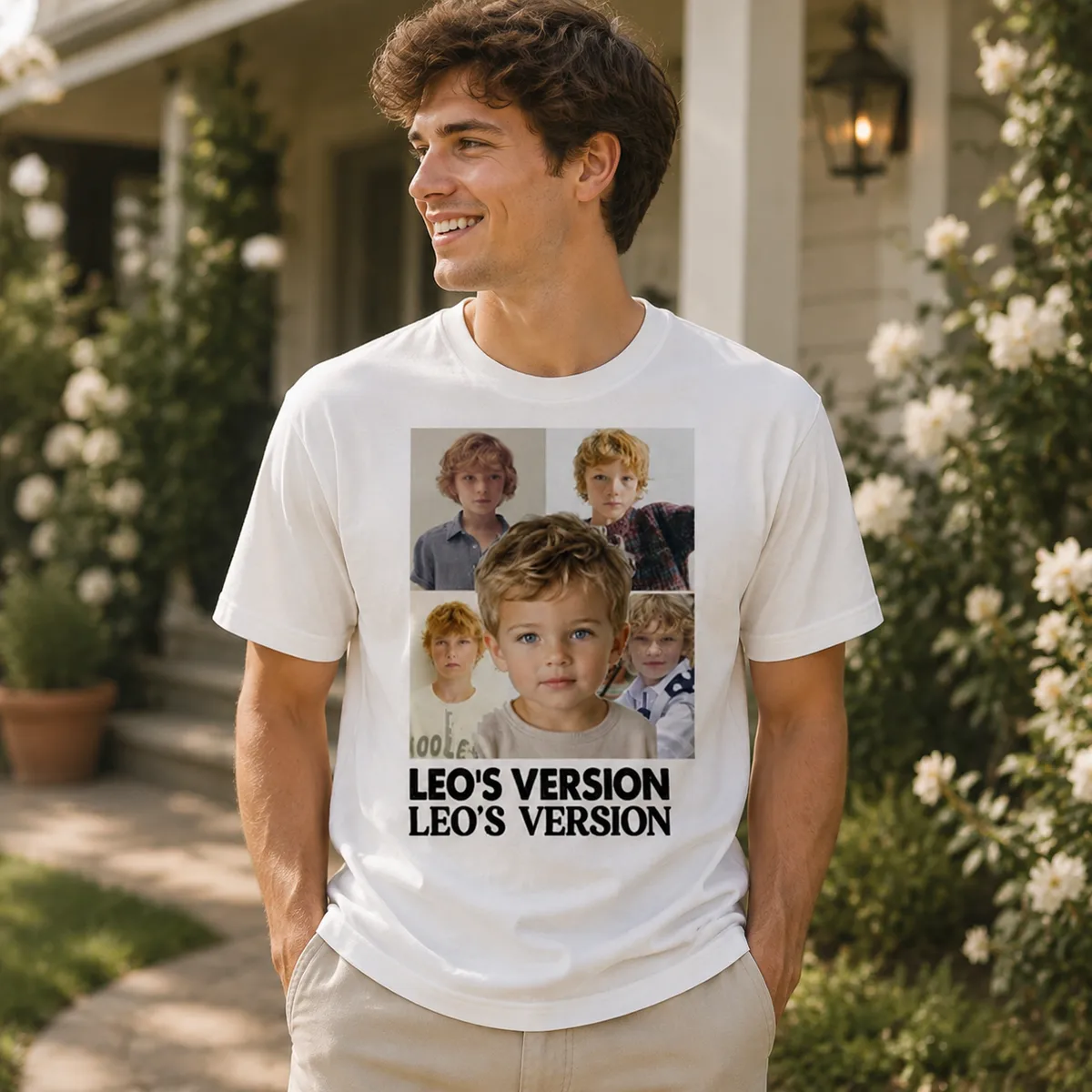Personalized Your Version Custom Photo T-Shirt