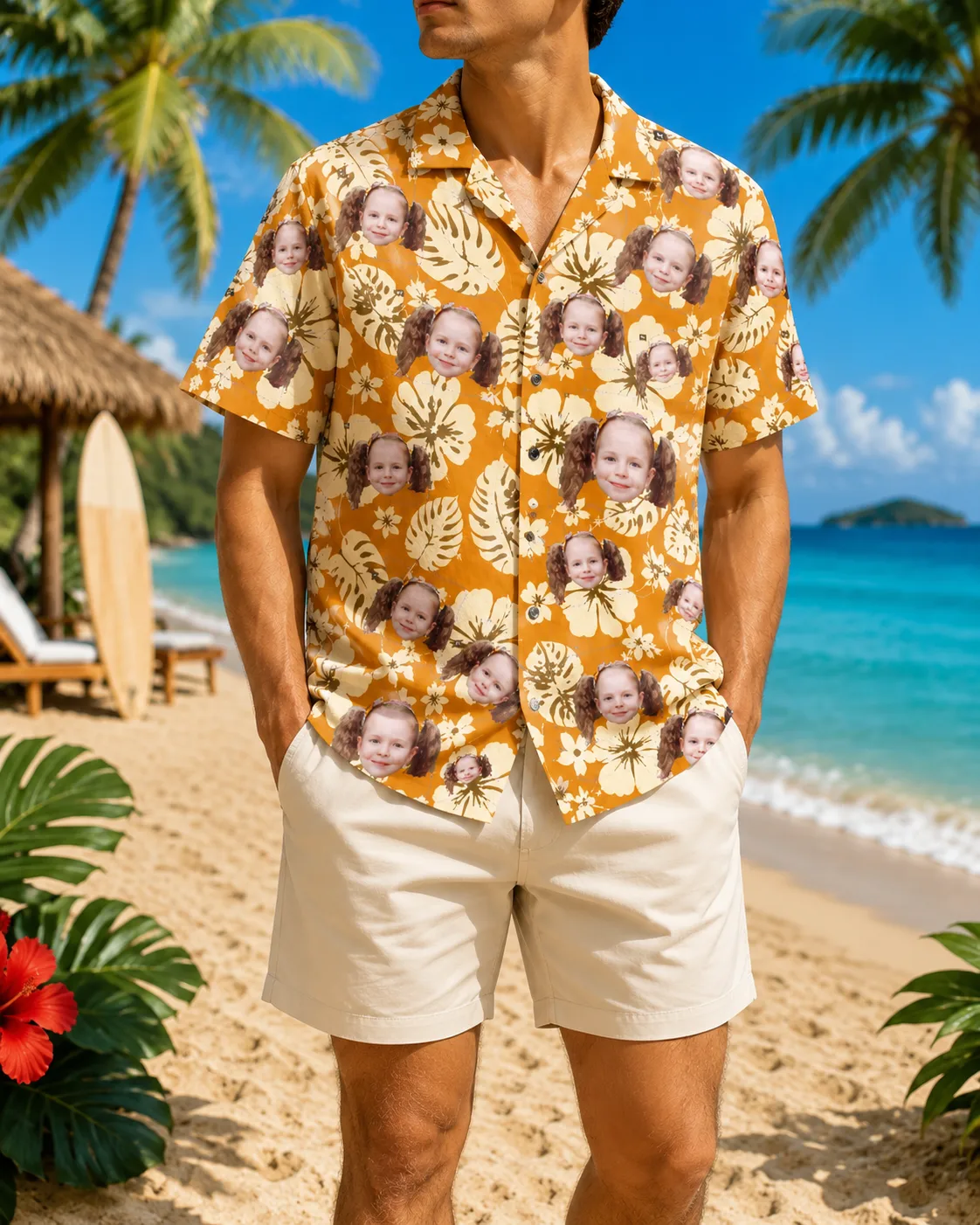 Personalized Custom Face Aloha Shirt