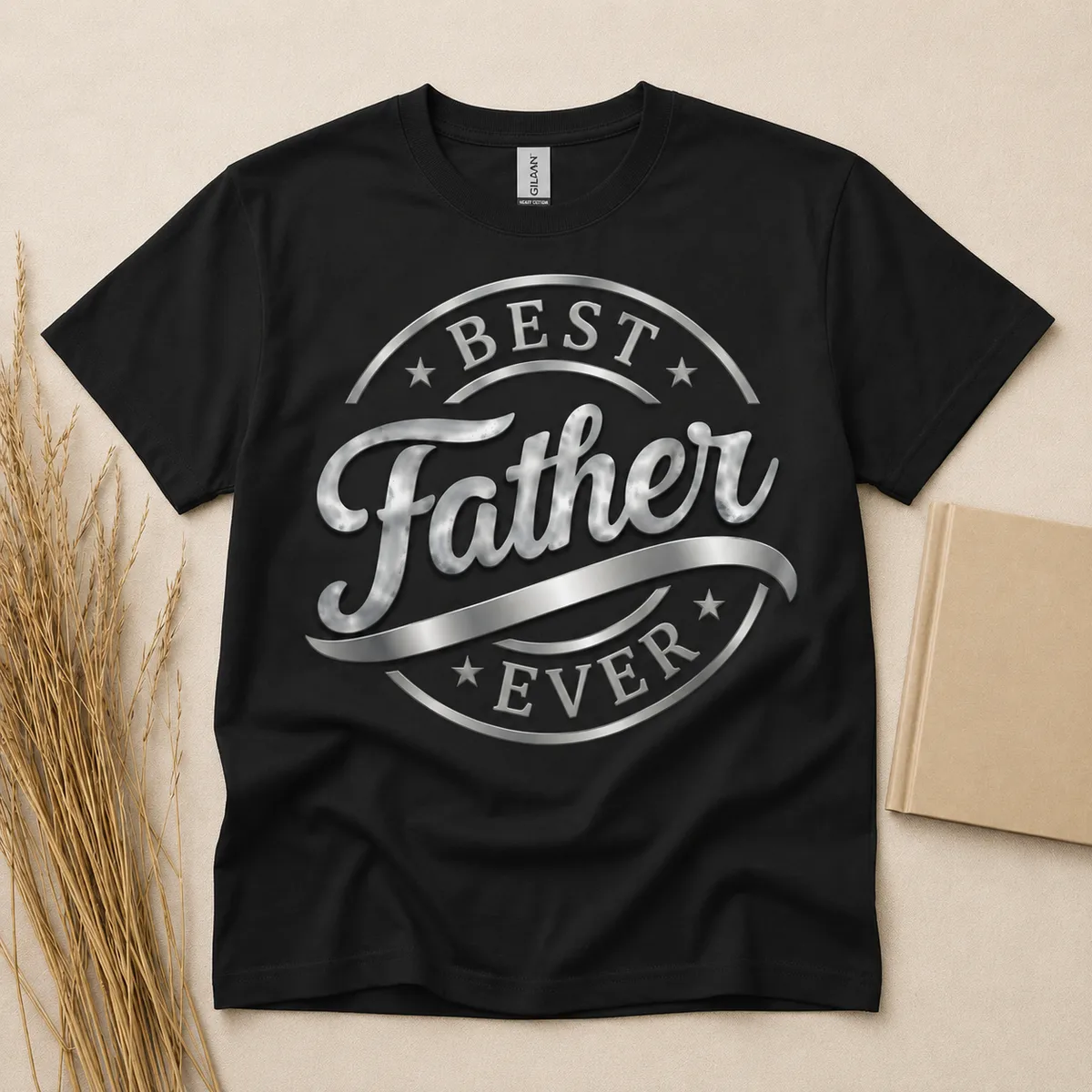 "Best Dad Ever" Shirt - Personalized Typography Design